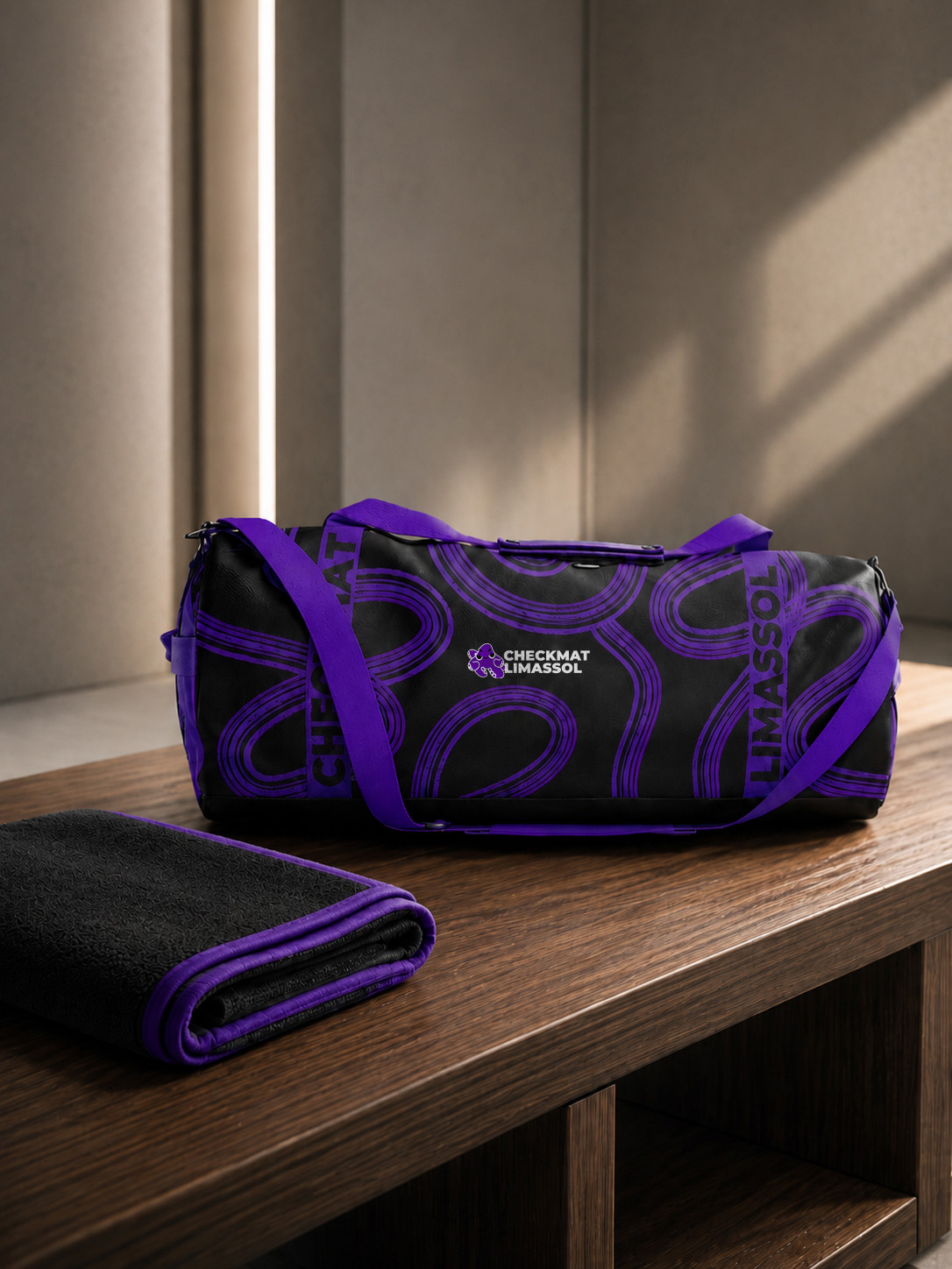 Checkmat Limassol branded sport bag