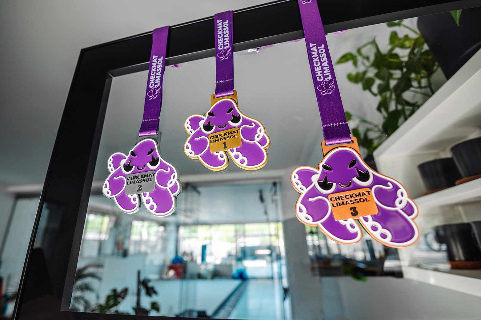 Checkmat Limassol branded medals
