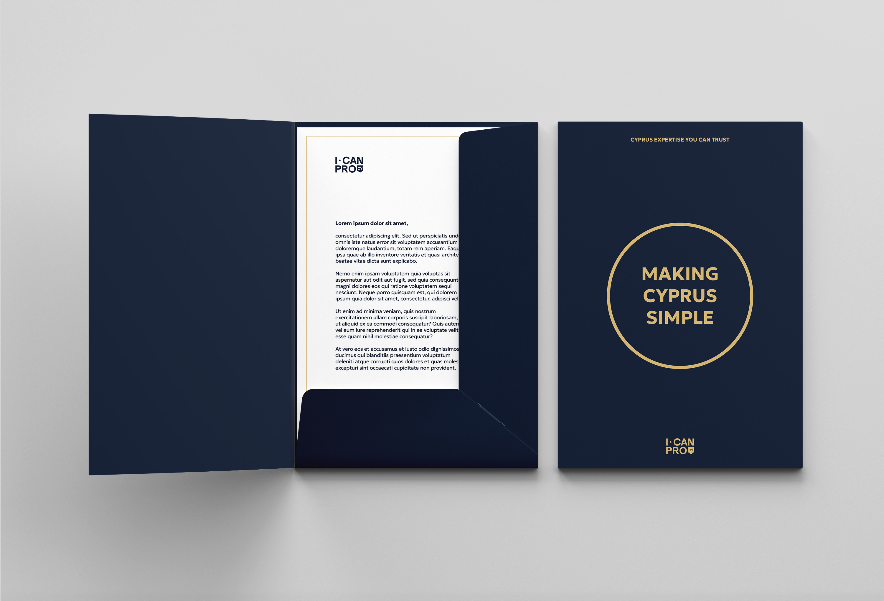ICAN PRO folder mockup