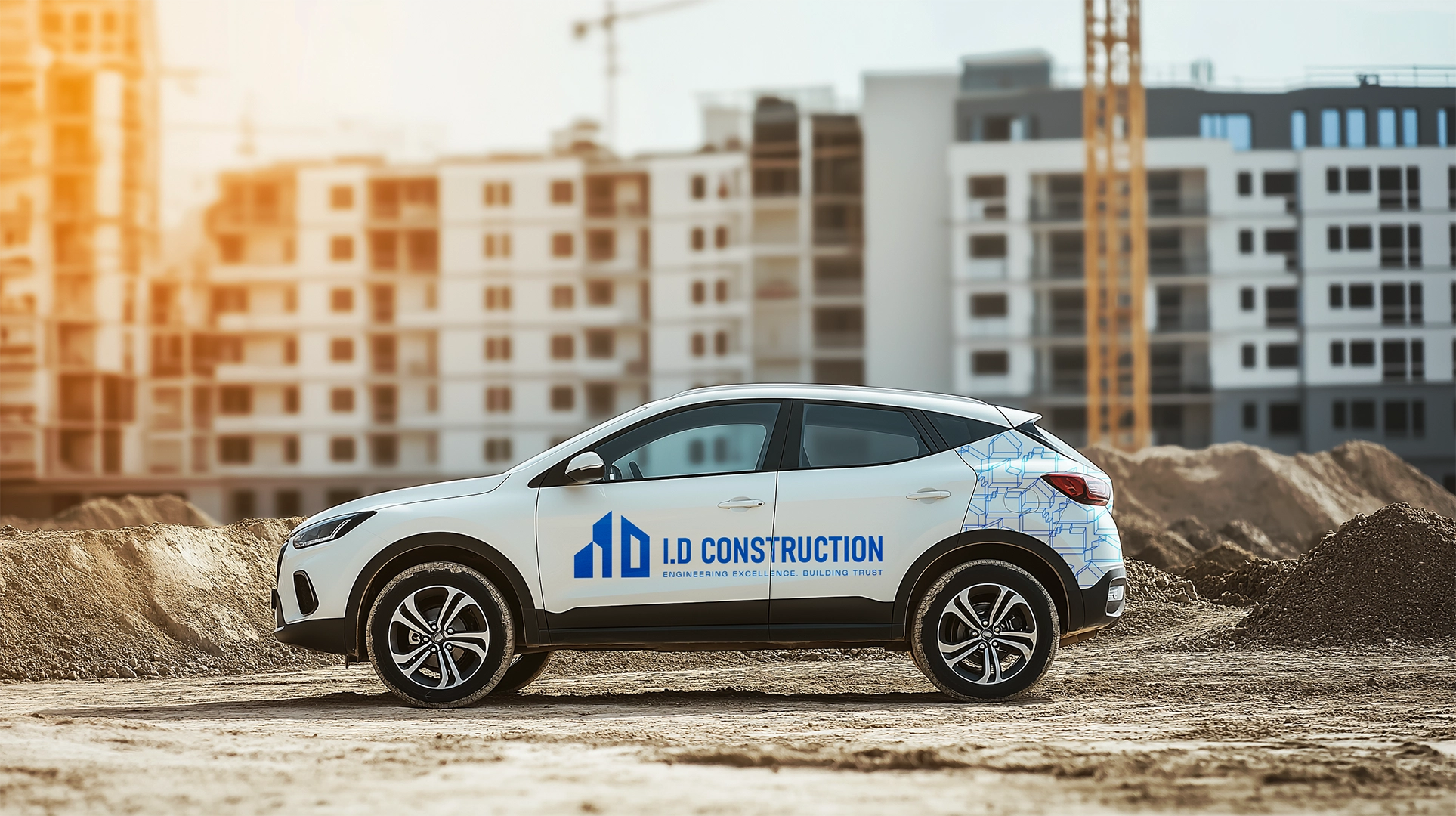 Фирменное оформление автомобиля I.D Construction