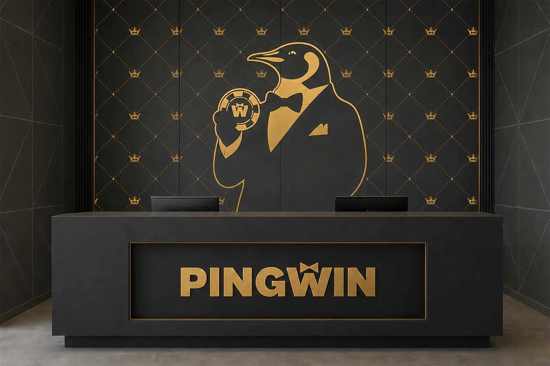 Интерьер ресепшена PINGWIN