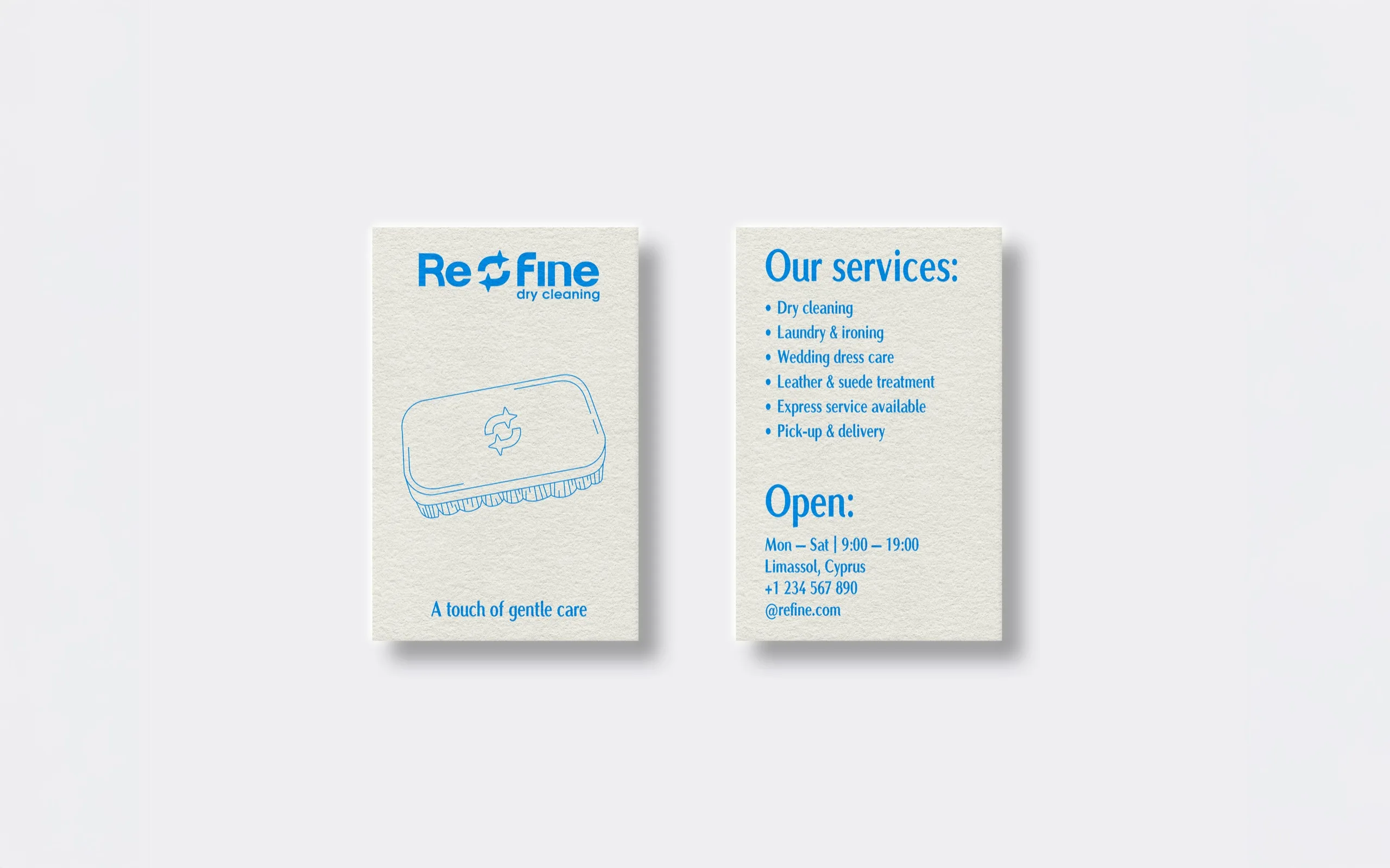 Визитные карточки Re:Fine