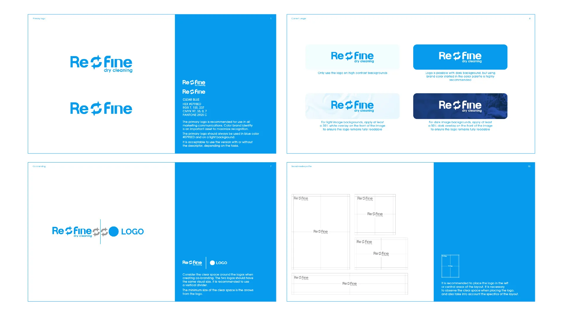 Развороты логобука Re:Fine