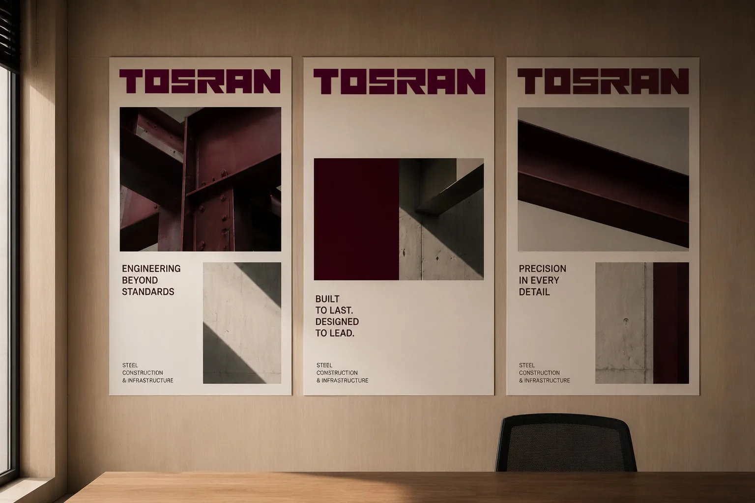 Серия постеров TOSRAN в интерьере